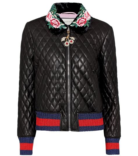 gucci quilted shell bomber jacket|Gucci bomber jacket price.